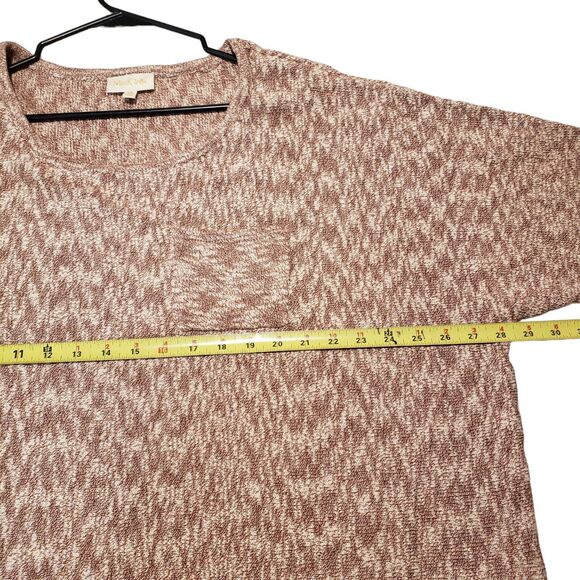 MODCLOTH Red Heathered Sweater Front Chest Pocket Women size 3x - Picture 8 of 10